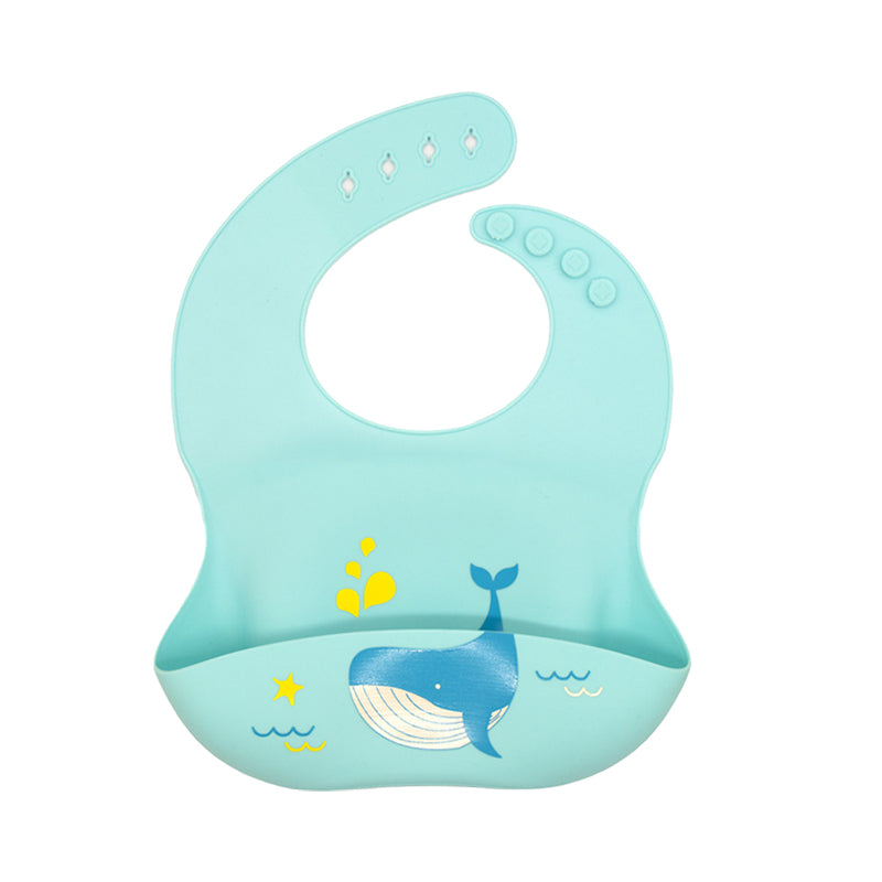 Baby Unisex Dinosaur Cartoon Print Baby Bibs