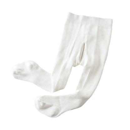 Baby Kid Girls Solid Color Muslin&Ribbed Accessories Socks Wholesale 22083101
