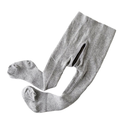Baby Kid Girls Solid Color Muslin&Ribbed Accessories Socks Wholesale 22083101
