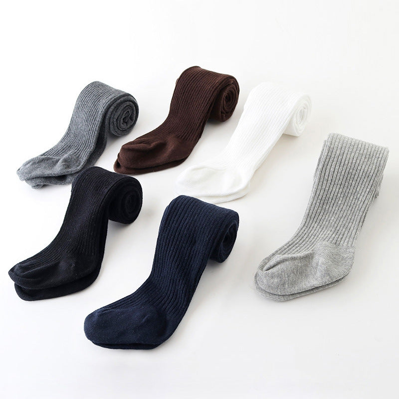 Baby Kid Girls Solid Color Muslin&Ribbed Accessories Socks Wholesale 22083101