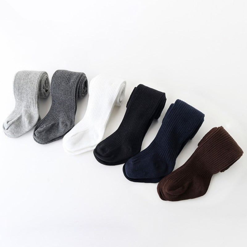Baby Kid Girls Solid Color Muslin&Ribbed Accessories Socks Wholesale 22083101