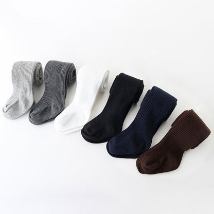 Baby Kid Girls Solid Color Muslin&Ribbed Accessories Socks Wholesale 22083101