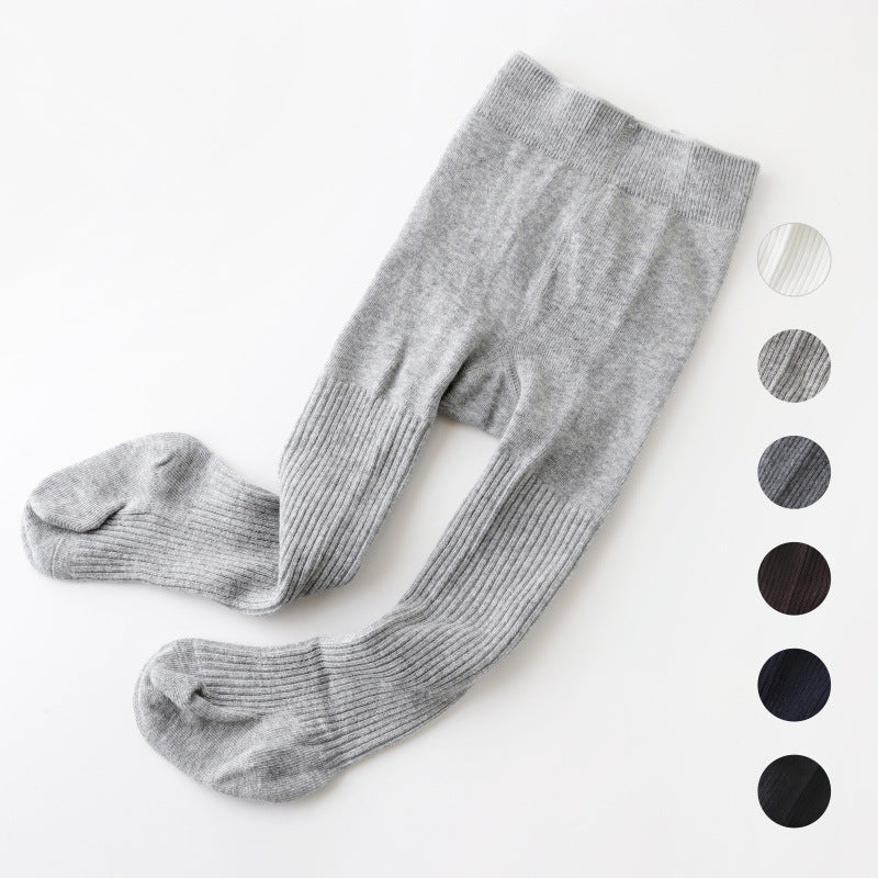 Baby Kid Girls Solid Color Muslin&Ribbed Accessories Socks Wholesale 22083101
