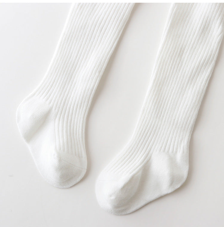 Baby Kid Girls Solid Color Muslin&Ribbed Accessories Socks Wholesale 22083101