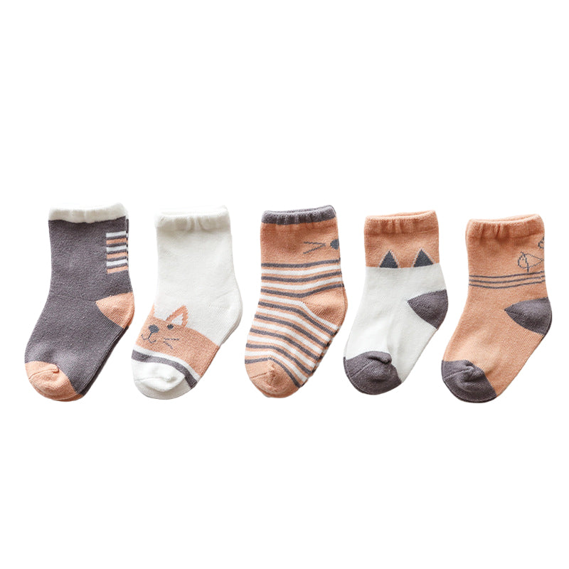 Baby Kid Unisex Cartoon Socks
