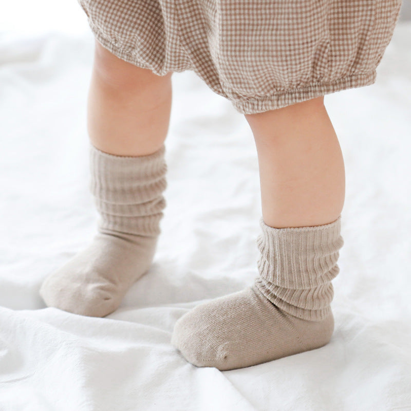 Baby Kid Unisex Solid Color Socks Wholesale 22083108