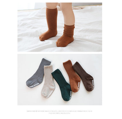 Baby Kid Unisex Solid Color Socks Wholesale 22083108