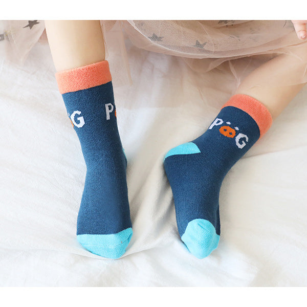 5 Pairs Baby Kid Unisex Cartoon Socks