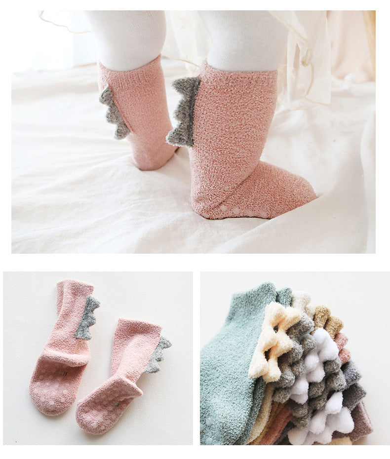 Baby Kid Unisex Solid Color Socks