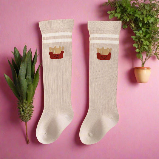 Unisex Striped Cartoon Accessories Socks