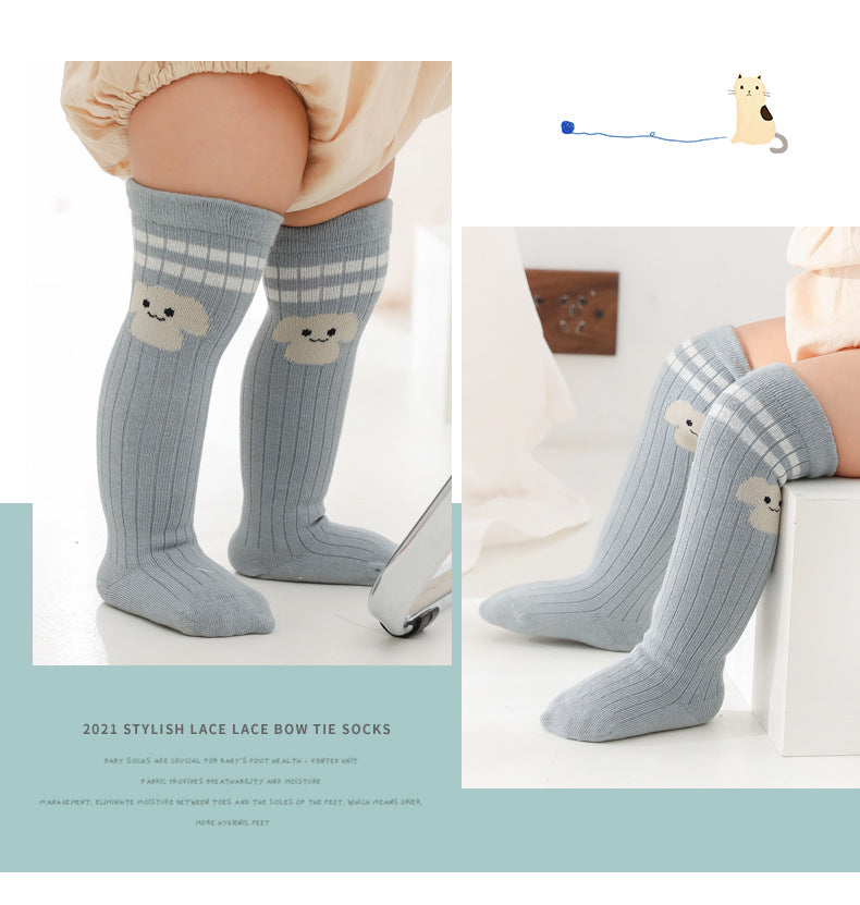 Unisex Striped Cartoon Accessories Socks