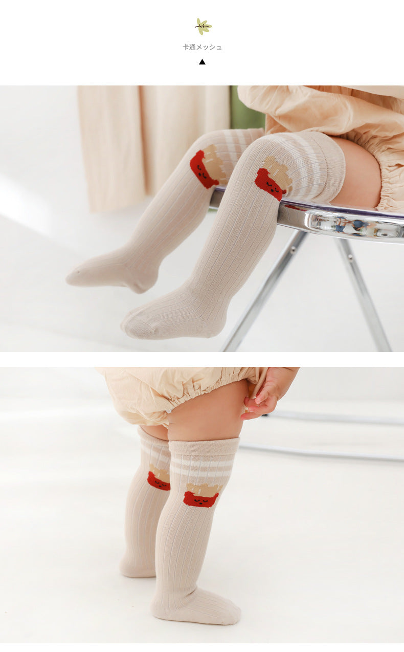 Unisex Striped Cartoon Accessories Socks