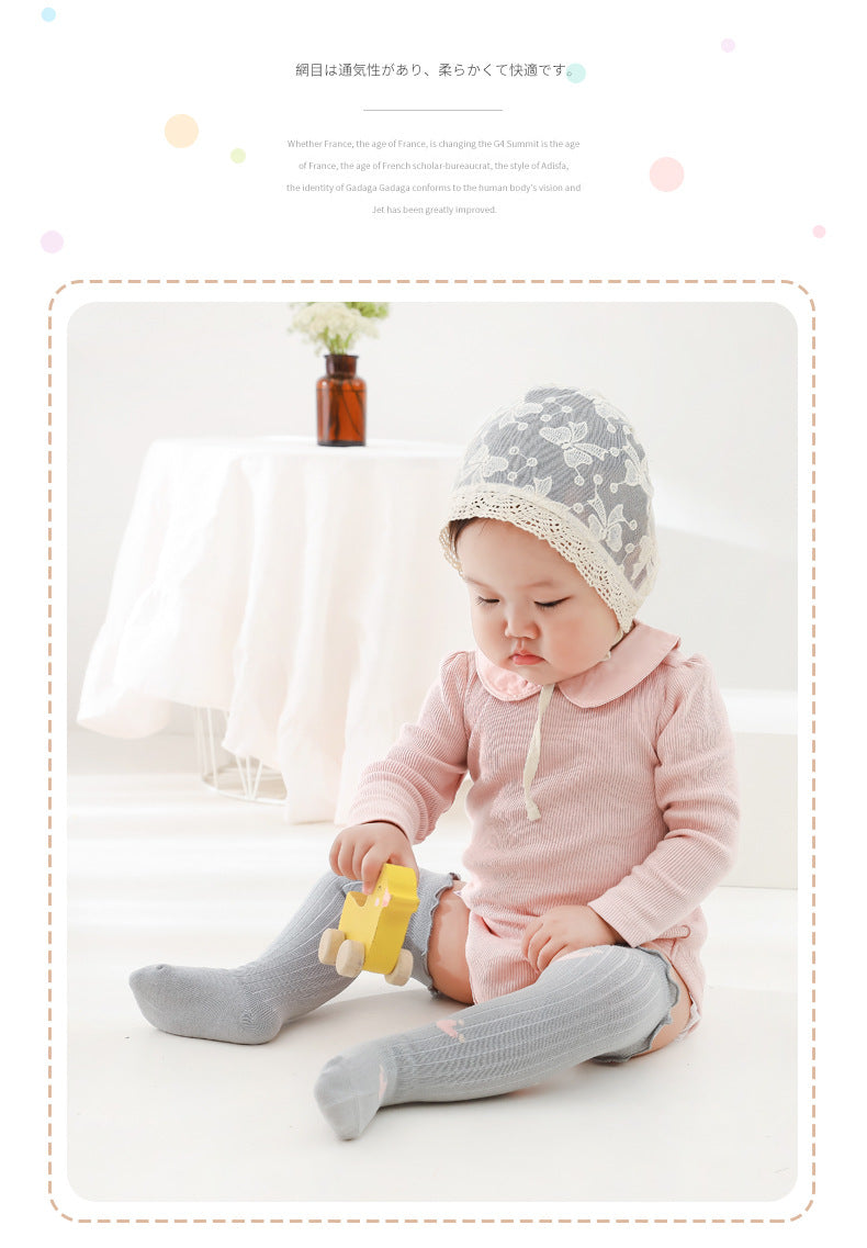 Girls Flower Print Accessories Socks