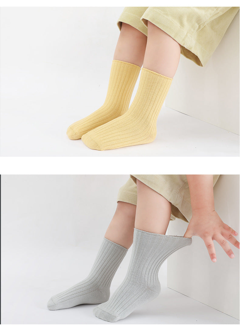 Baby Kid Unisex Solid Color Accessories Socks Wholesale 220831180