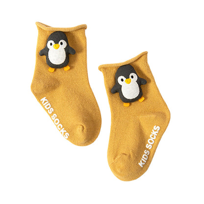 Baby Kid Unisex Letters Dinosaur Cartoon Socks