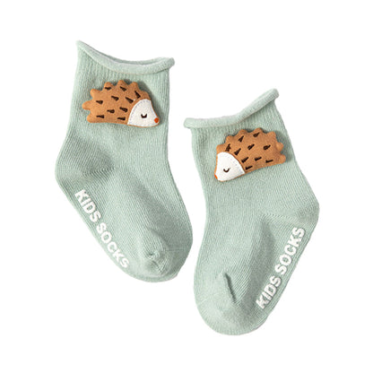Baby Kid Unisex Letters Dinosaur Cartoon Socks