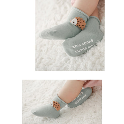 Baby Kid Unisex Letters Dinosaur Cartoon Socks