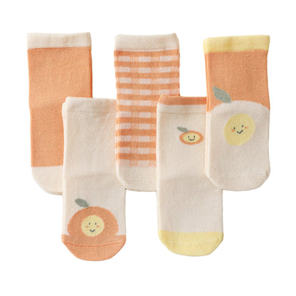 Baby Kid Unisex Flower Fruit Accessories Socks