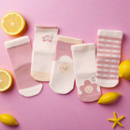 Baby Kid Unisex Flower Fruit Accessories Socks