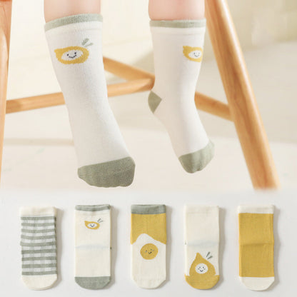 Baby Kid Unisex Flower Fruit Accessories Socks