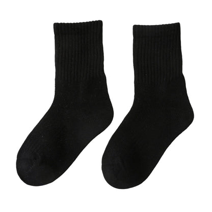 Unisex Solid Color Accessories Socks