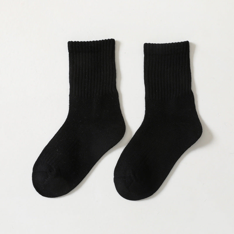 Unisex Solid Color Accessories Socks