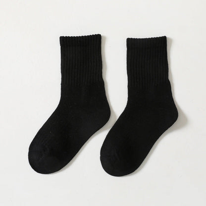 Unisex Solid Color Accessories Socks