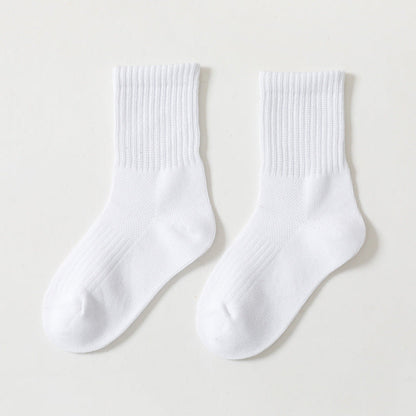 Unisex Solid Color Accessories Socks