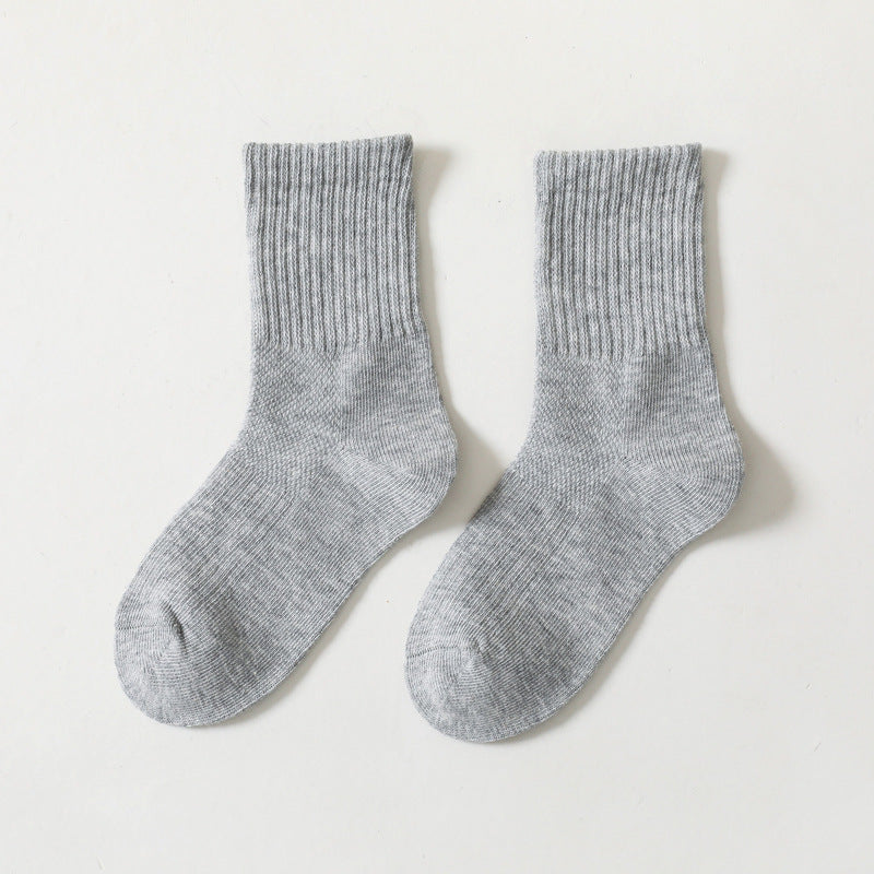 Unisex Solid Color Accessories Socks