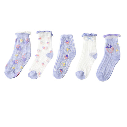 Unisex Cartoon Print Accessories Socks