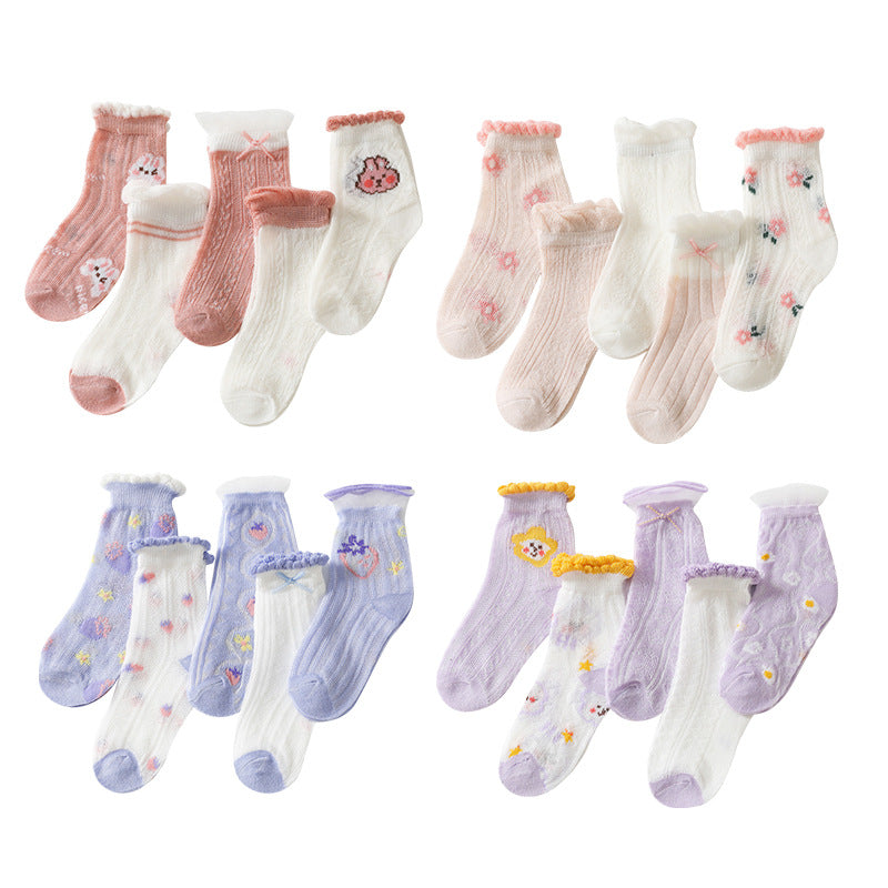 Unisex Cartoon Print Accessories Socks