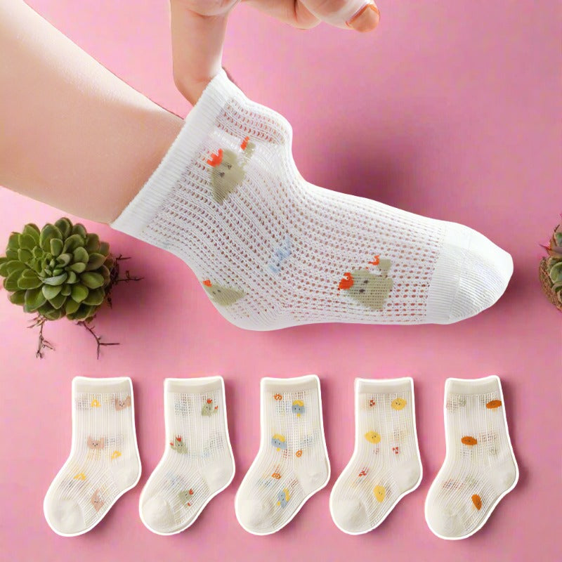 Baby Kid Unisex Cartoon Print Accessories Socks
