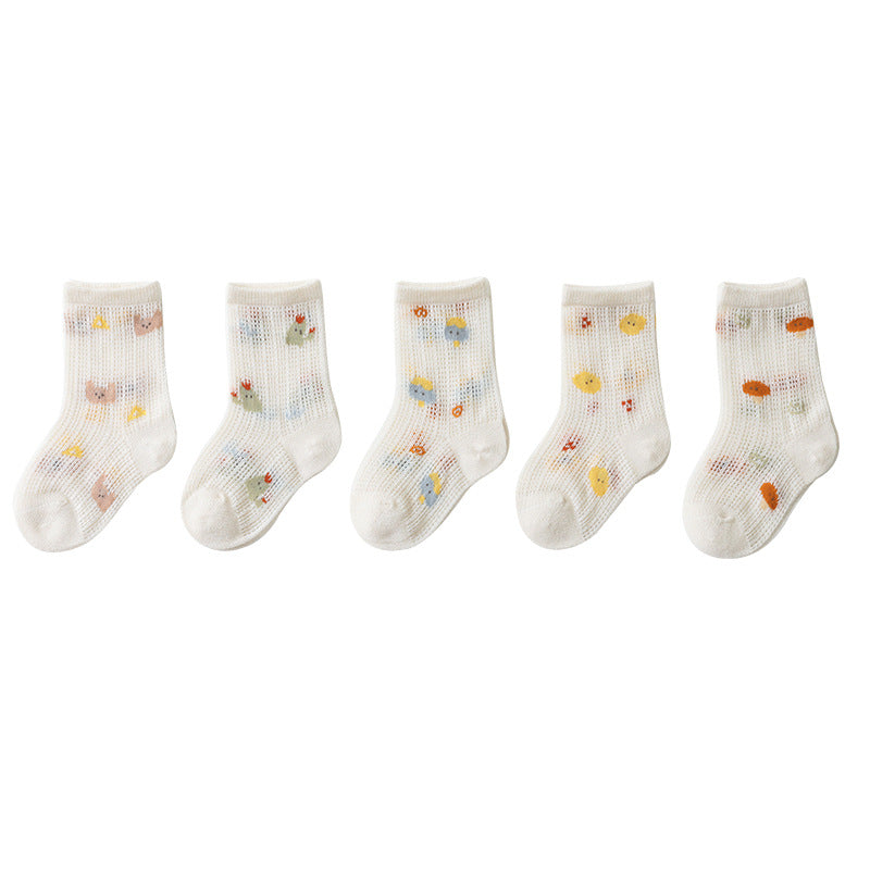 Baby Kid Unisex Cartoon Print Accessories Socks
