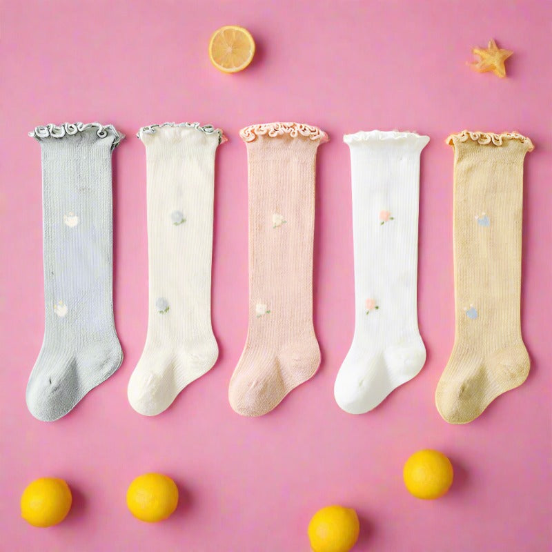 Baby Kid Girls Print Accessories Socks
