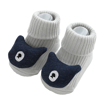 Unisex Animals Cartoon Muslin&Ribbed Accessories Socks