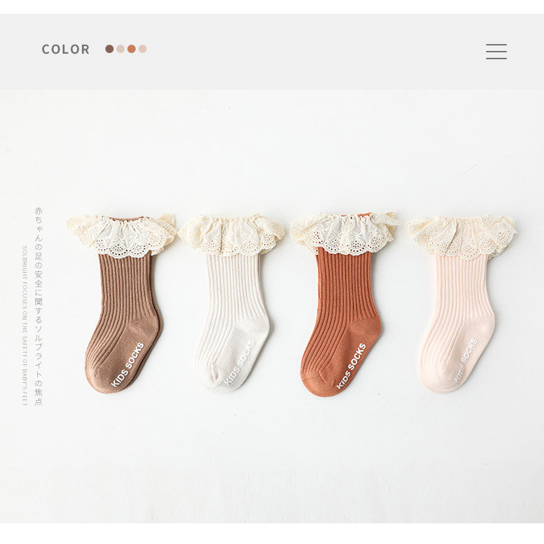 Girls Letters Embroidered Accessories Socks Wholesale 22083141