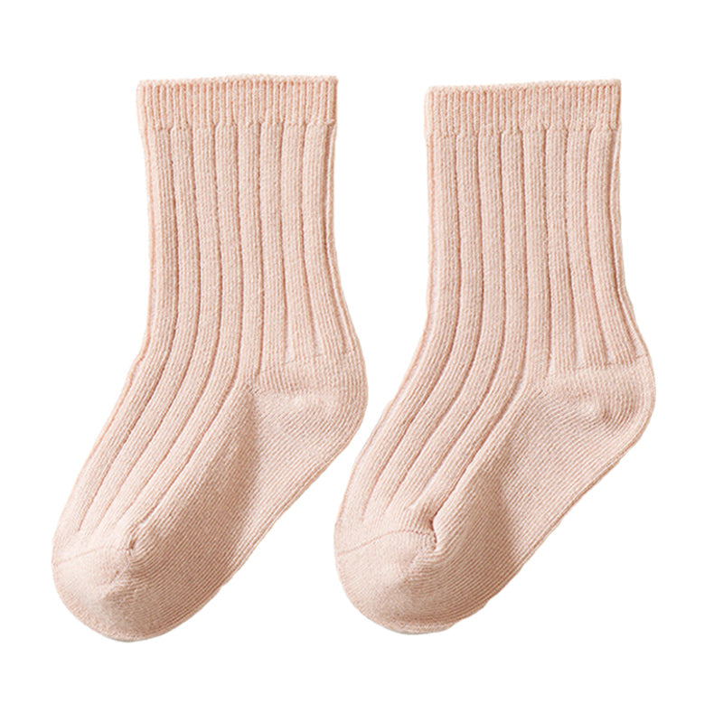 Baby Kid Unisex Solid Color Accessories Socks