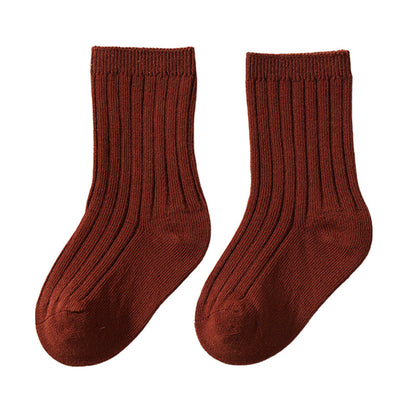 Baby Kid Unisex Solid Color Accessories Socks