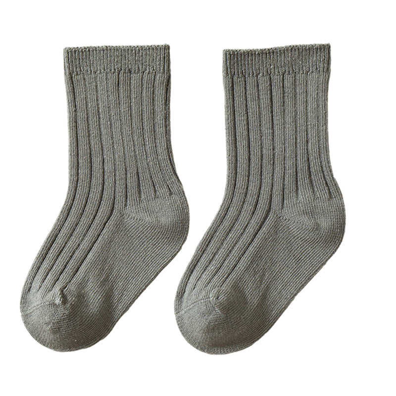Baby Kid Unisex Solid Color Accessories Socks