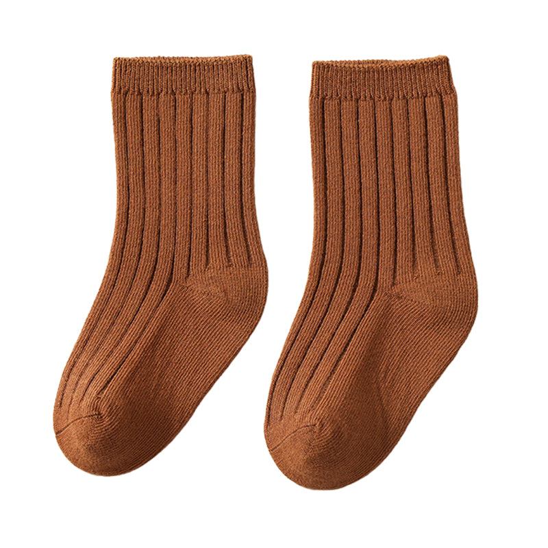 Baby Kid Unisex Solid Color Accessories Socks