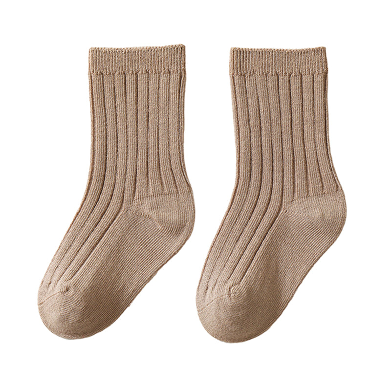 Baby Kid Unisex Solid Color Accessories Socks