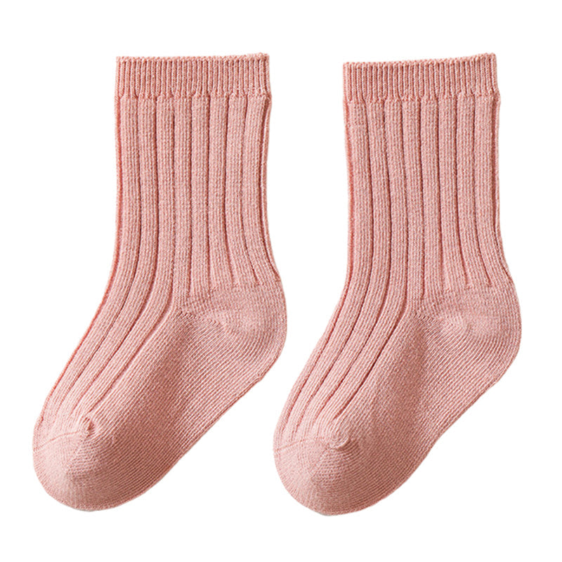 Baby Kid Unisex Solid Color Accessories Socks