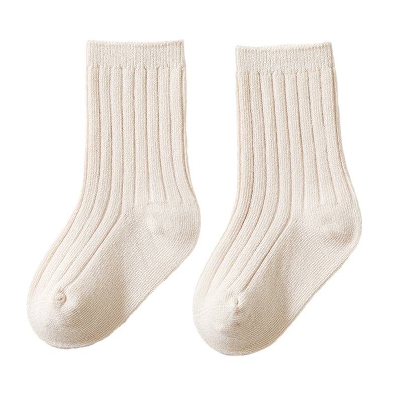 Baby Kid Unisex Solid Color Accessories Socks