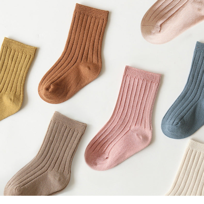 Baby Kid Unisex Solid Color Accessories Socks