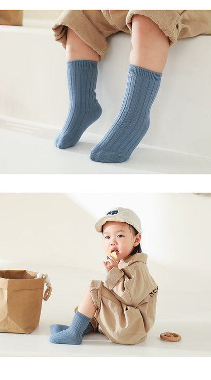 Baby Kid Unisex Solid Color Accessories Socks