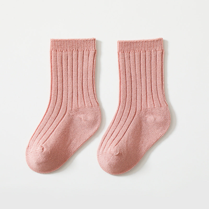 Baby Kid Unisex Solid Color Accessories Socks