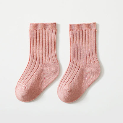 Baby Kid Unisex Solid Color Accessories Socks