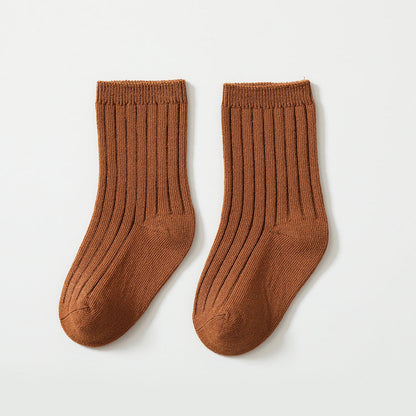 Baby Kid Unisex Solid Color Accessories Socks