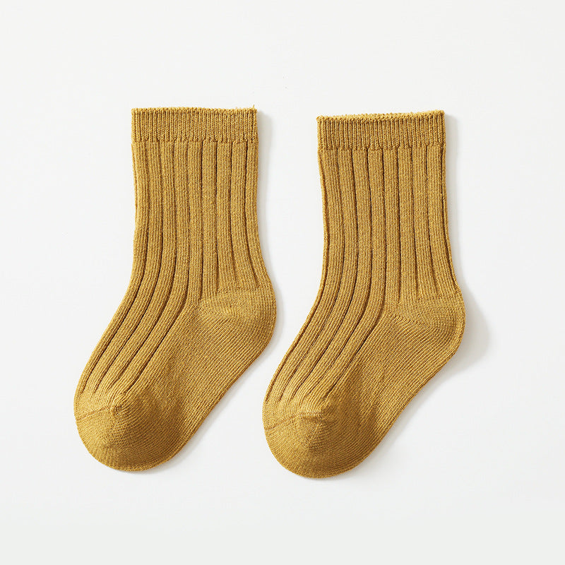 Baby Kid Unisex Solid Color Accessories Socks