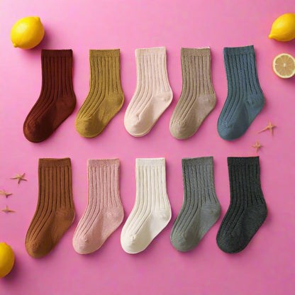 Baby Kid Unisex Solid Color Accessories Socks